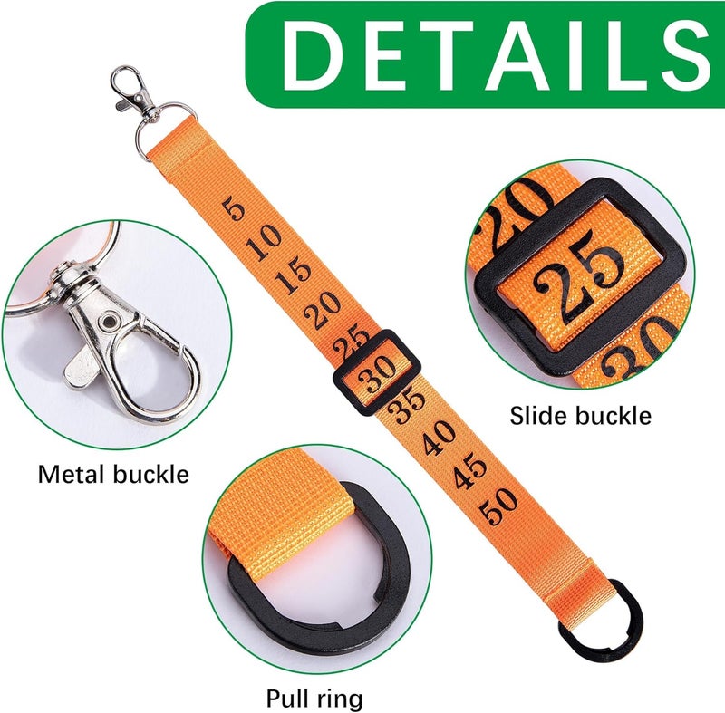 RunNico 3/6 Packs Football Referee Chain Clips-Football Yard Officials Markers-Professional Football Nylon Chain Clip for Men Nylon Head Linesman Umpire - Image 4